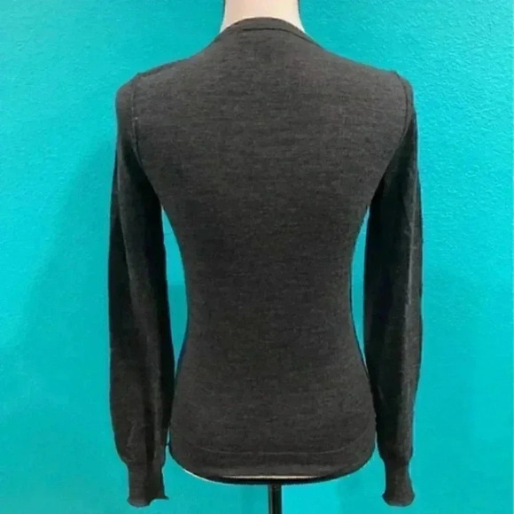⭐️ Inhabit grey merino wool sweater in size P or xs - Picture 2 of 3